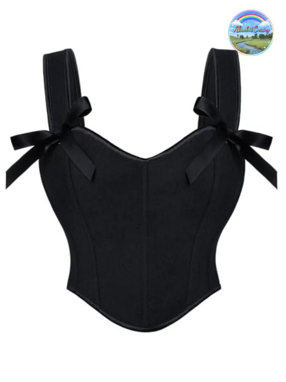 Renaissance Corset Top Sweetheart Neckline Bustier Fishbone Floral